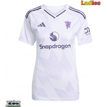 Manchester United Amad Diallo #16 Replica Away Shirt Ladies 2025-26 Short Sleeve